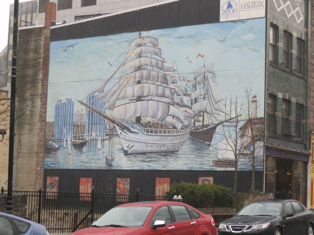 Fresque dans le centre d'Halifax