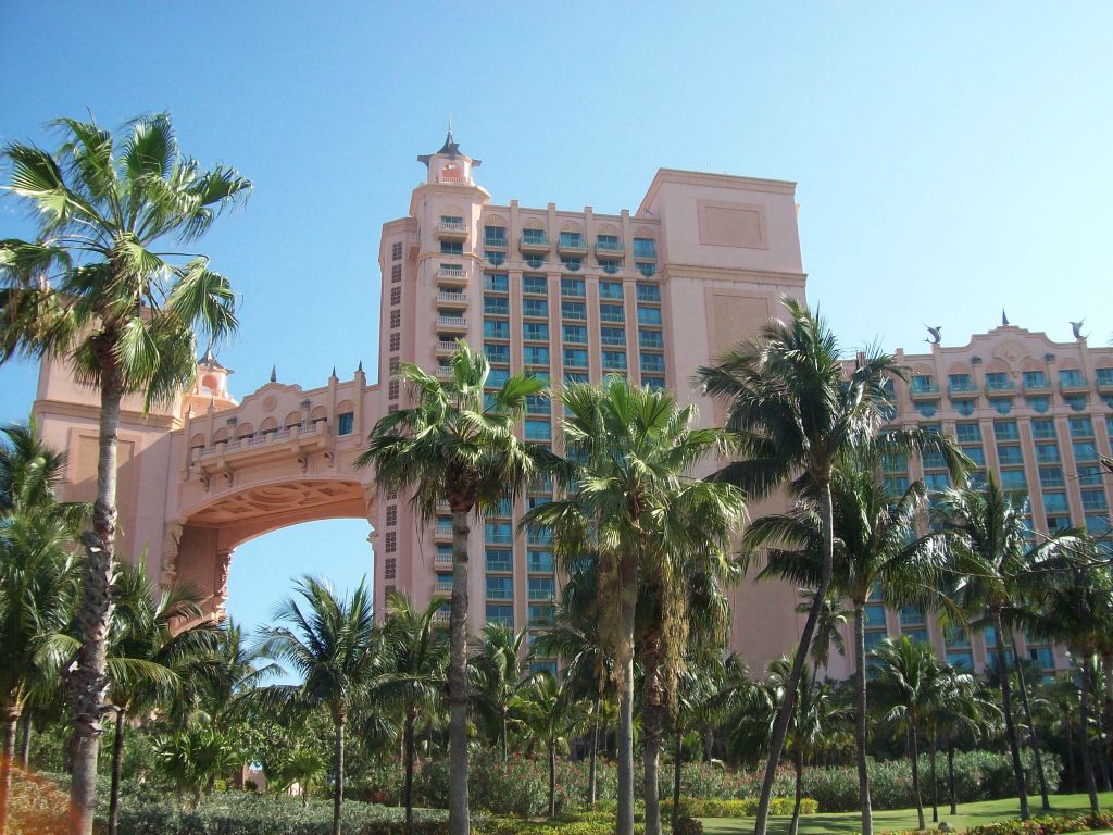 Bahamas - Le clbre htel Atlantis sur New Paradise