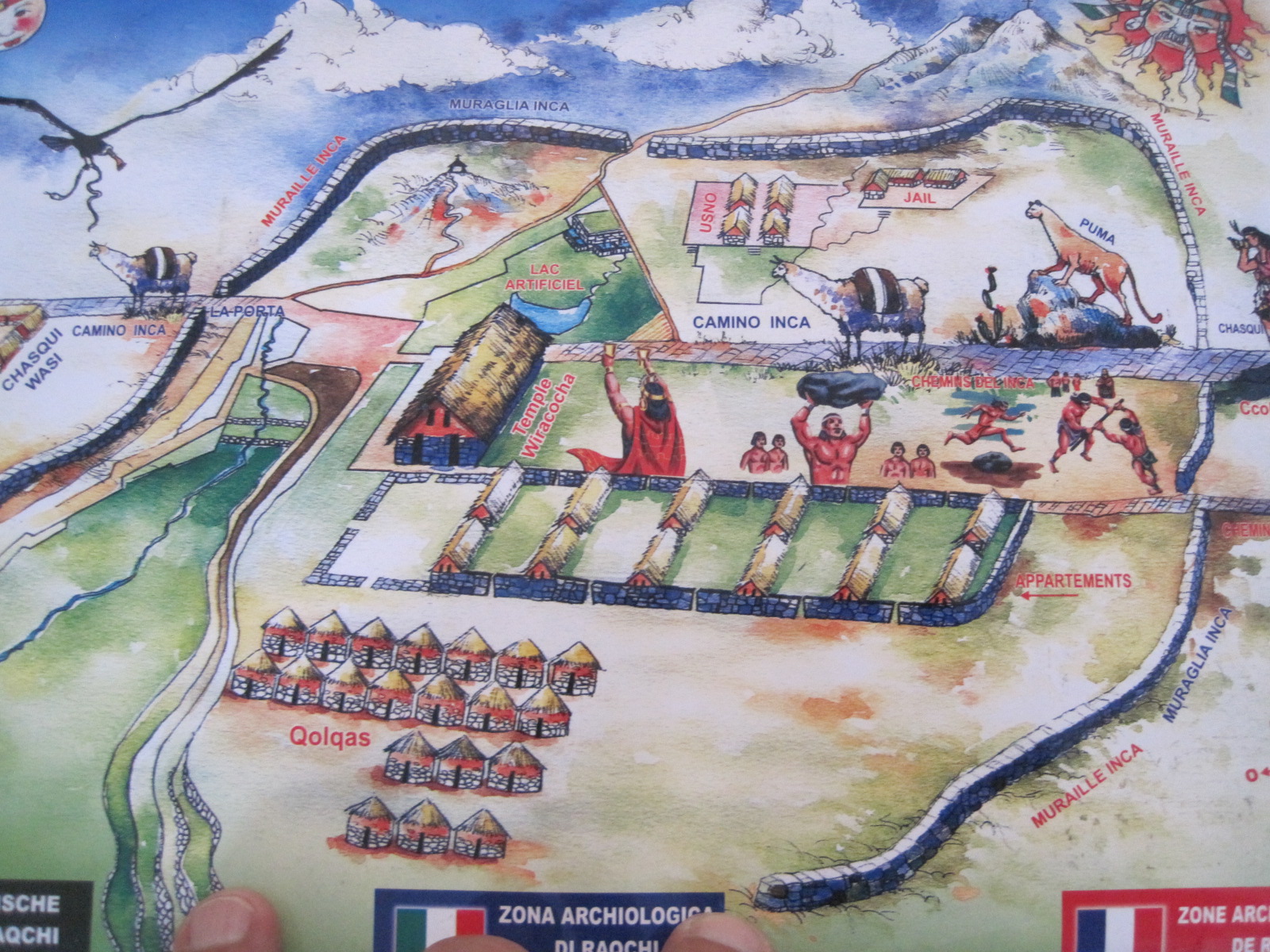 Le plan de Raqchi